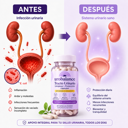 UROBALANCE® Tracto Urinario Limpieza + Protección