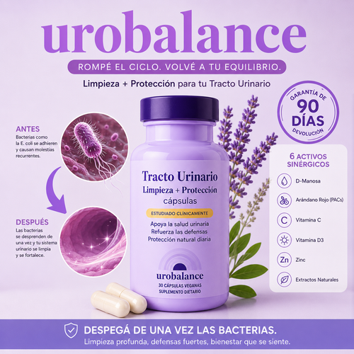 UROBALANCE® Tracto Urinario Limpieza + Protección